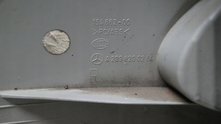 фото №13, Mercedes clk w209 02-05 a2098200264 правая задняя фара комплектная