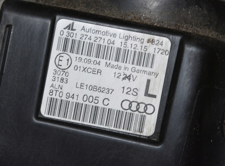 фото №12, Audi a5 рестайлинг перед капот лампы pas переднее bez покраска ly9c комплект идеальное состояние