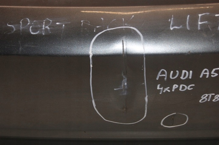 фото №4, Audi a5 8t рестайлинг sportback бампер задний зад 4 pdc