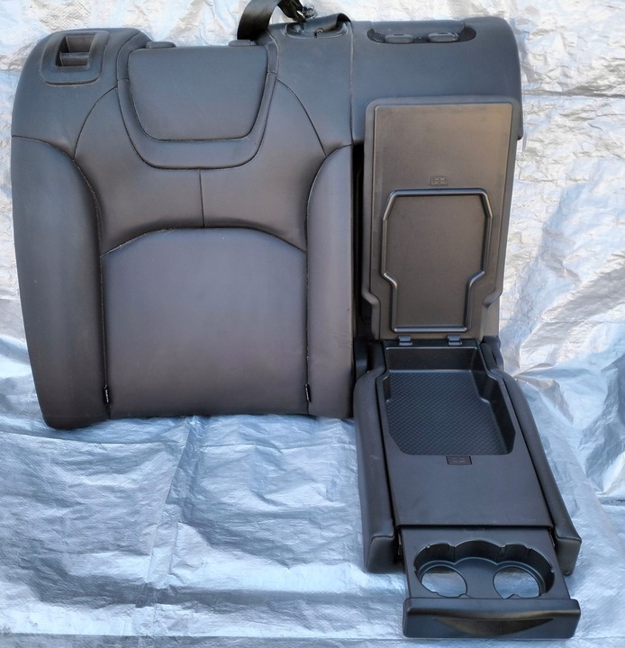 фото №9, Диван спинка задняя левая чёрная кожа pas citroen c5 iii x7 универсал