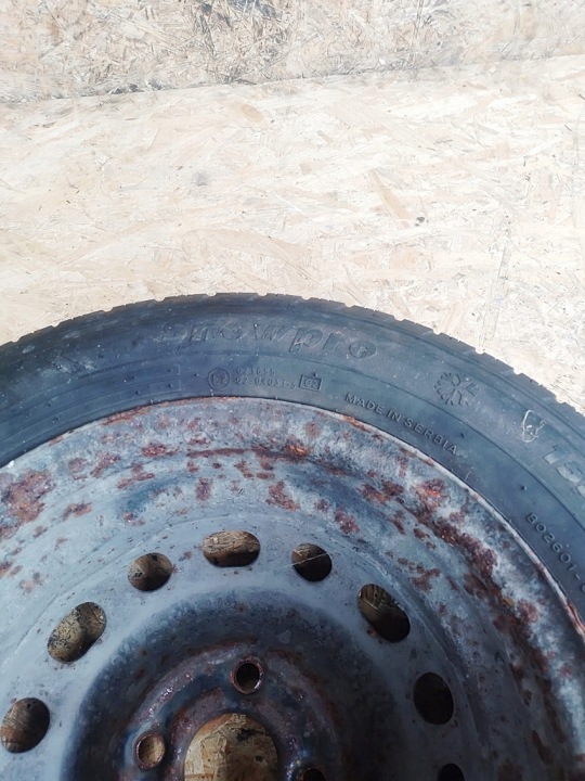 фото №9, Kołkoło диск шина докатка opel corsa c 2003-2009 155/80r13