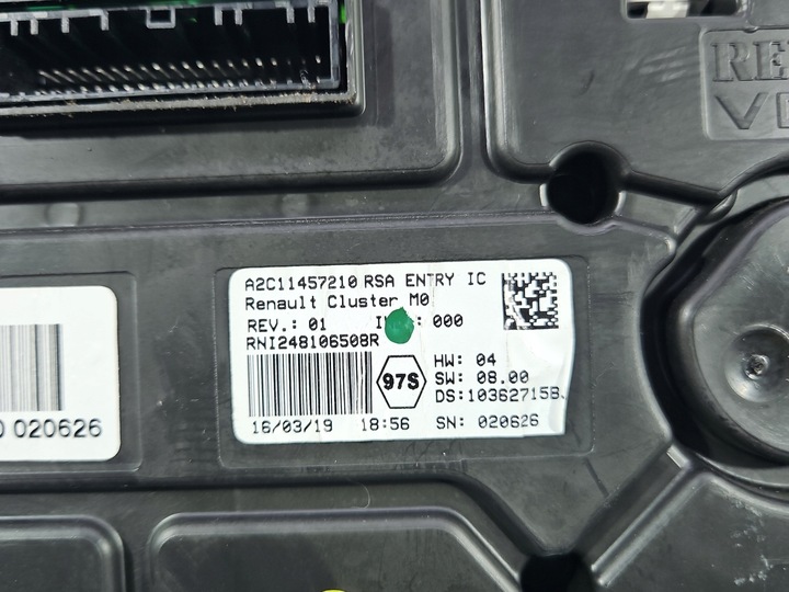 фото №8, Спідометр  dacia duster ii 18- a2c11457210 1.6 16v h4m740 європа