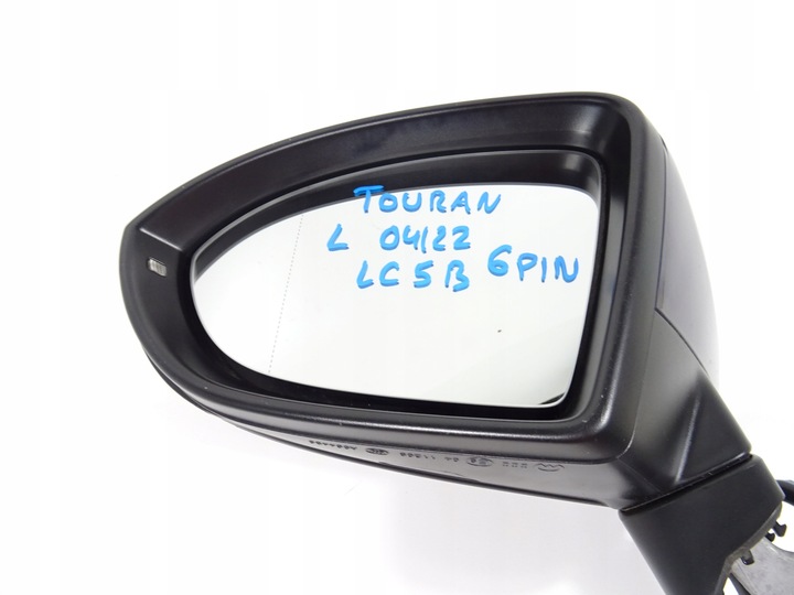 фото №14, Vw touran iii 5ta дзеркало ліві lc5b 6pin