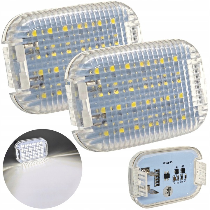 фото №1, Ford transit, e-transit лампочки освещение интерьера led 2 szt