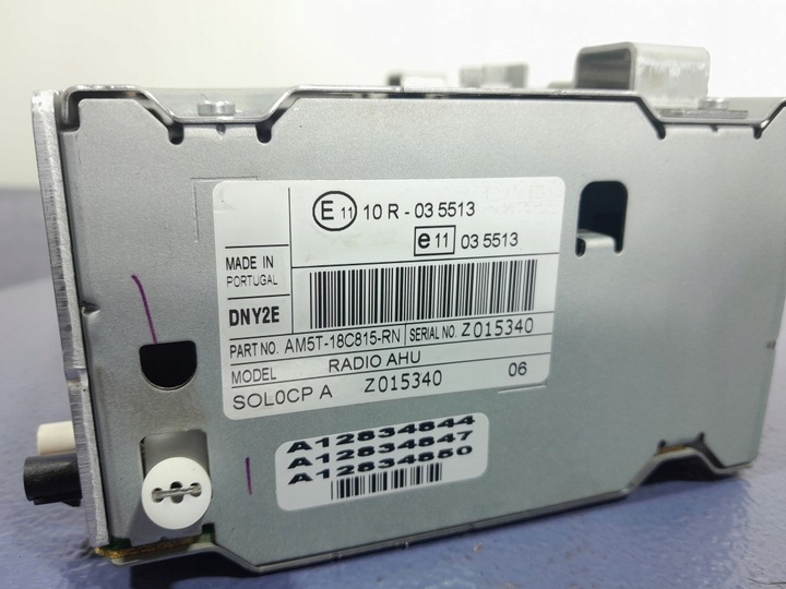 фото №3, Ford c-max mk2 радио радиопроигрыватель cd am5t-18c815-rn