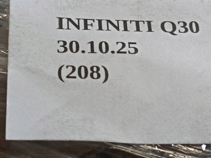 фото №8, Колесо пасове вала infiniti q30 qx30 mercedes w117 w246 w176 w156 2.2 cdi