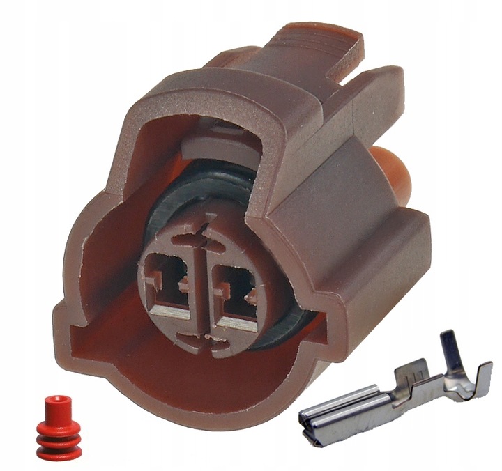 фото №1, Штекер роз'єм 2 pin кондиціонера man daf scania