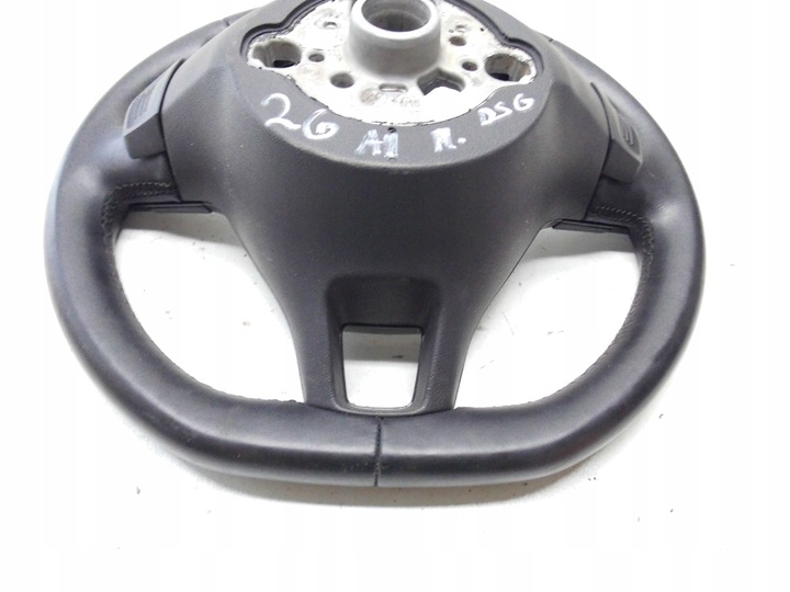 фото №11, Кермо vw polo 2g 2018r. шкіра мультифункція пелюстки dsg оригінал гарна