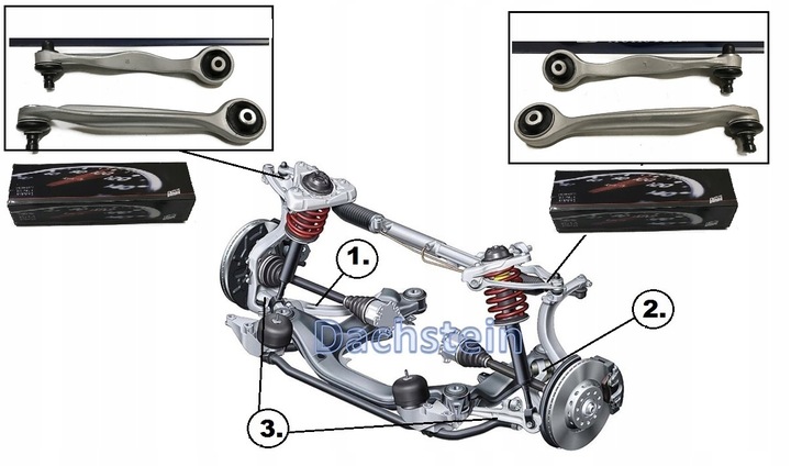 фото №7, Важелі верхній важіль верхній audi a4 b5 b6 b7 a6 c5 vw passat b5 b5 fl набір