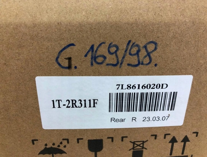 фото №15, Амортизатор повітряна подушка правий зад 7l8616020d do vw touareg porsche cayenne 9pa