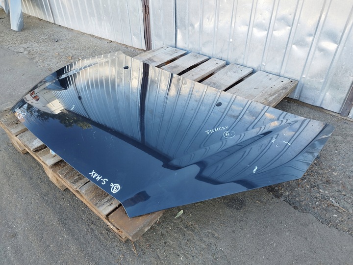 фото №7, Капот крышка оригинал цвет g6 ford s-max i mk1 рестайлинг годы 2010-2014