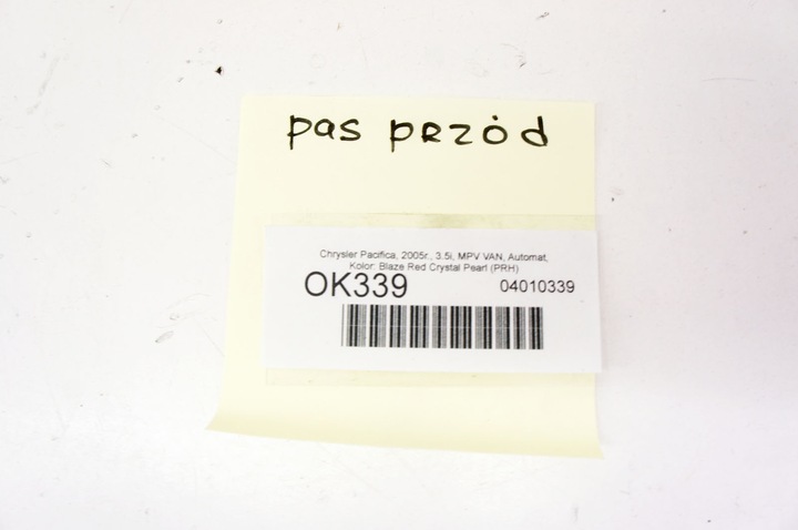 фото №10, Ok339 chrysler pacifica i pas переднее перед