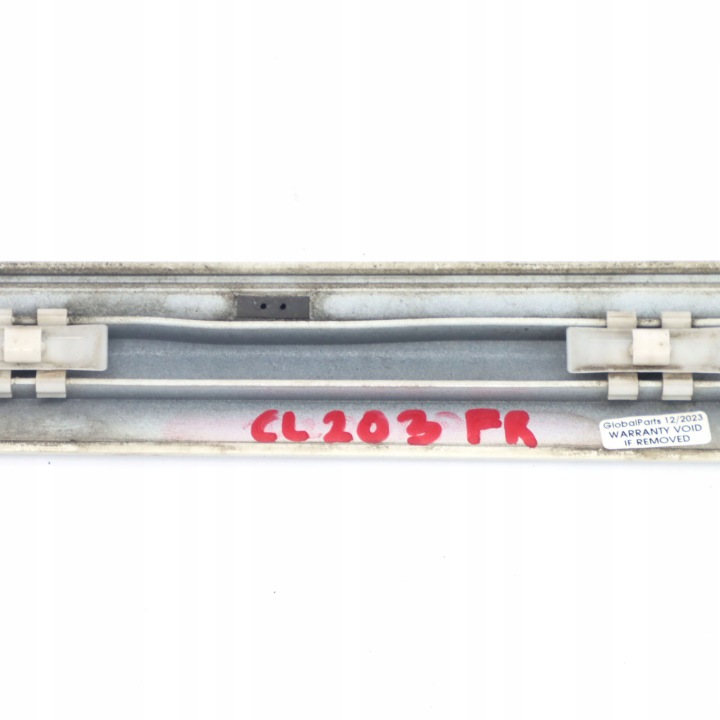 фото №13, Mercedes cl203 молдинг дверь передних правых calcite белый - 650