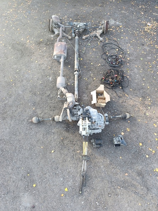фото №1, Vw t5 рестайлінг 2.0tdi привід 4x4 swap коробка передач міст редуктор wał піввісь вихлоп