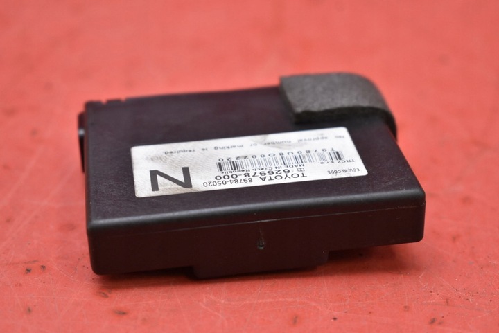фото №6, Блок керування модуль імобілайзер 89784-05020 toyota avensis t27 2.0 d-4d 126 km 09-11