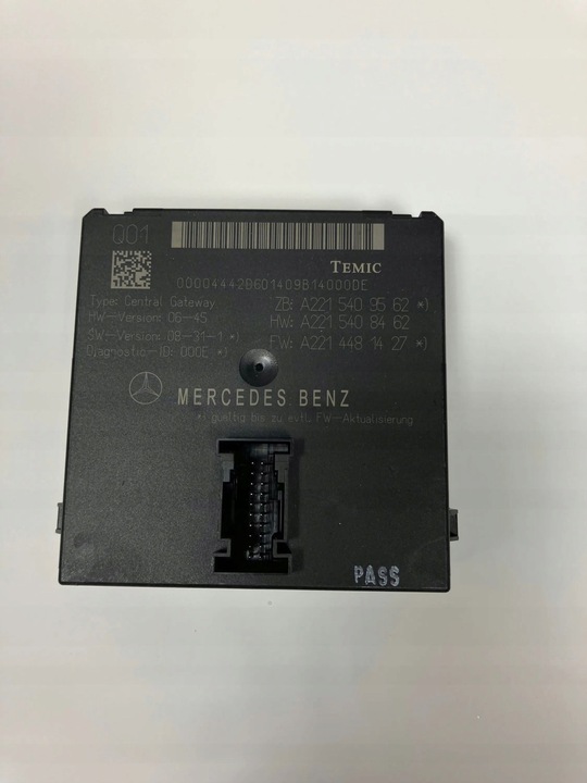 фото №3, Mercedes модуль управление шлюз a2215409562