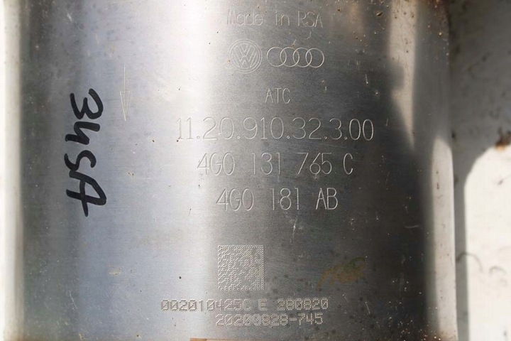 фото №6, Audi a6 a7 a8 катализатор фильтр частиц dpf 3.0 tdi 4g0131703r 4g0 131 703