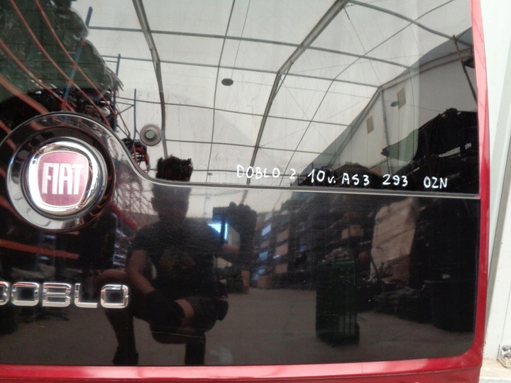 фото №9, Крышка задняя fiat doblo 2 ii 2010r. as3 код 293