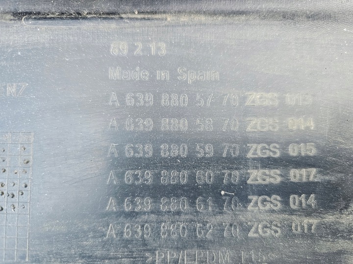 фото №14, Бампер mercedes vito viano w639 рестайлінг 2010-2014 перед переднє 639