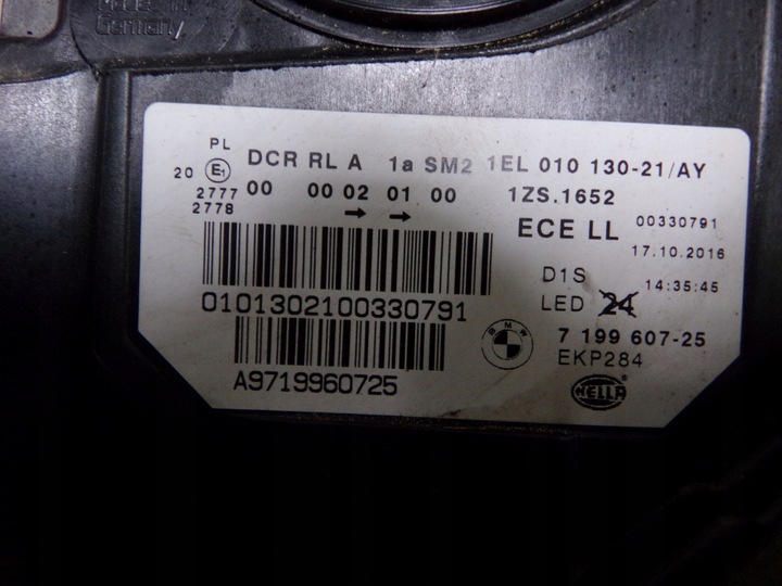 фото №11, Bmw f07 f07 lci лампа перед левая правая bi ксенон комплект лампа