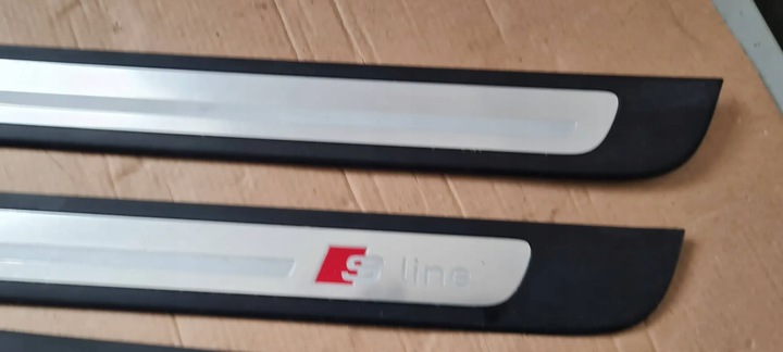 фото №8, A6 c7 4g рестайлінг планка планки накладки порогові перед зад ліві праві