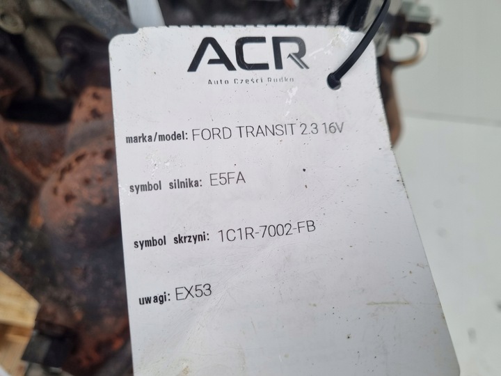 фото №9, Двигатель ford transit vi mk6 2.3 16v 146km 00-06r красивая kompresja e5fa