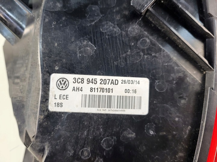 фото №16, Vw passat cc b7 рестайлинг лампа левый зад левая задняя