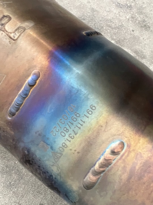 фото №9, Porsche 991 gt2 rs рестайлинг выхлоп глушитель катализатор