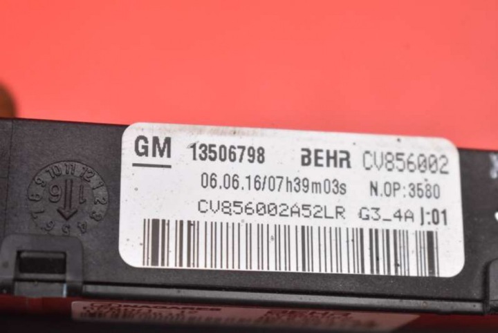 фото №8, Обігрівач електричний 13506798 opel astra 5 v k 1.6 cdti 95 km 15-20