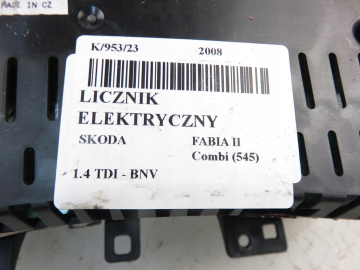 фото №11, Спидометр skoda fabia ii 1.4 tdi 5j0920811c