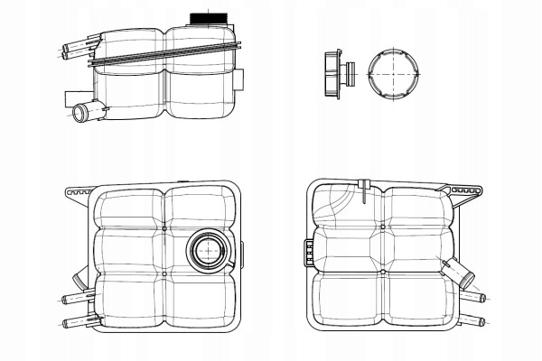 фото №1, Бачок розширювальний nrf 454015 1425193 ford