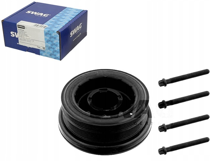 фото №1, Колесо ременное вала коленчатого ze винтами bmw 3 e46 33