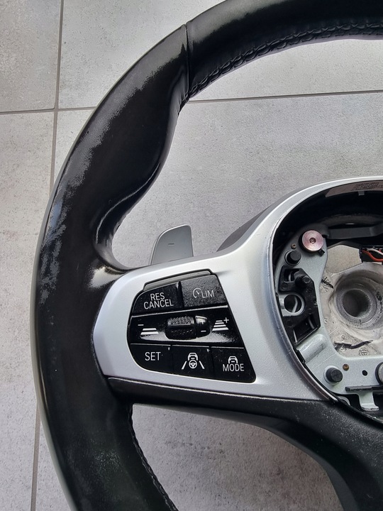 фото №6, Bmw x5 g05 g06 g30 g31 2019r руль м-пакет asysteny лепестки с подогревом