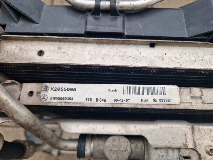 фото №11, B-klasa w245 2.0 cdi автомат комплект радіатор з вентилятор