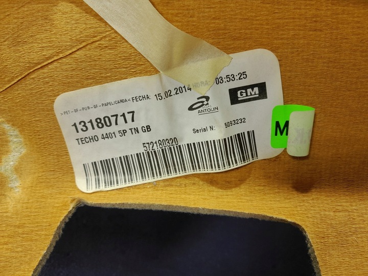 фото №7, Opel corsa d 5d рестайлінг стеля козирки ручки