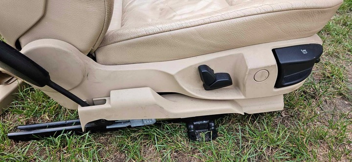 фото №6, Сиденье левый перед светлый beż bmw e60 e61 uk