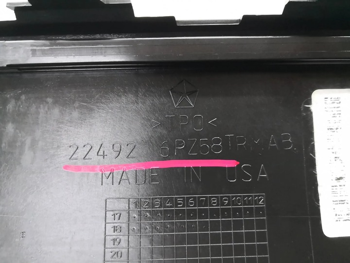 фото №13, Спойлер диффузор накладка бампера jeep cherokee kl рестайлинг 19- зад