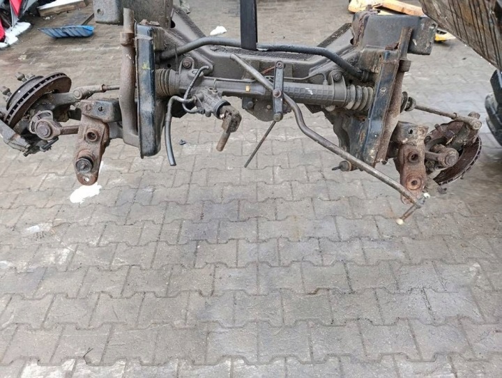фото №6, Volkswagen caravelle t4 90-96 підрамник підвішування перед рульова рейка комплект
