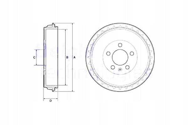 фото №2, Барабани гальмівні 2szt. зад audi a1 a1 city carver seat arona ibiza v