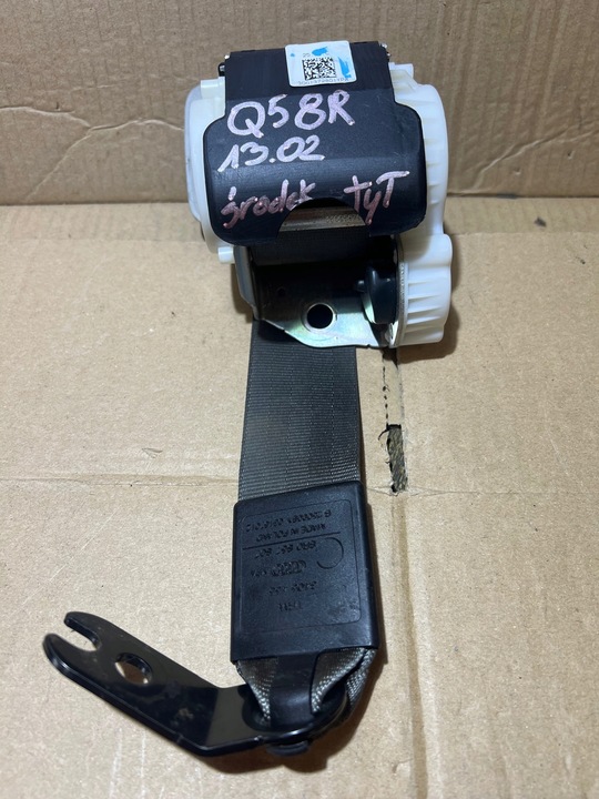 фото №1, Audi q5 8r pas безпеки середній зад задній сірий 8r0857807