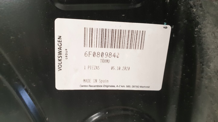 фото №9, Seat ibiza v 6f 6f0 стійка a поріг обшивка праві 6f0809606c 6f0809840