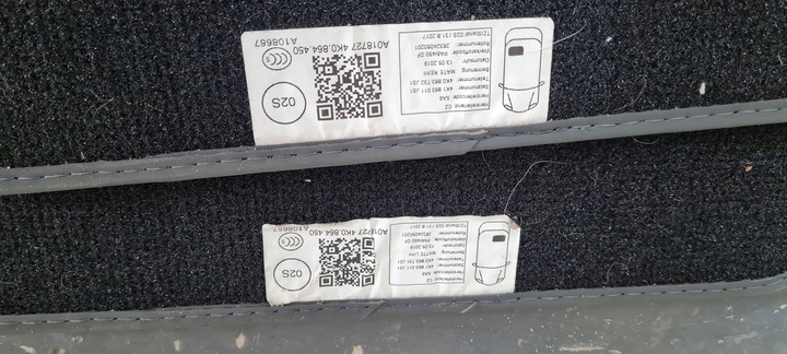 фото №13, A7 c8 4k килимок килимки тканинний перед зад комплект 4k1863691