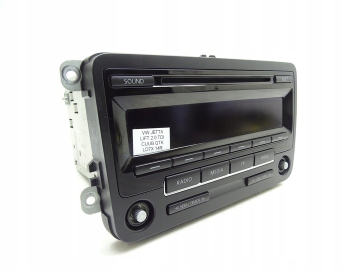 фото №1, Радиоплеер радио cd vw jetta vi 5c рестайлинг 1k0035186as