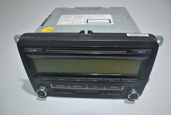 фото №1, Радиопроигрыватель cd vw golf vi 1k0035186aa