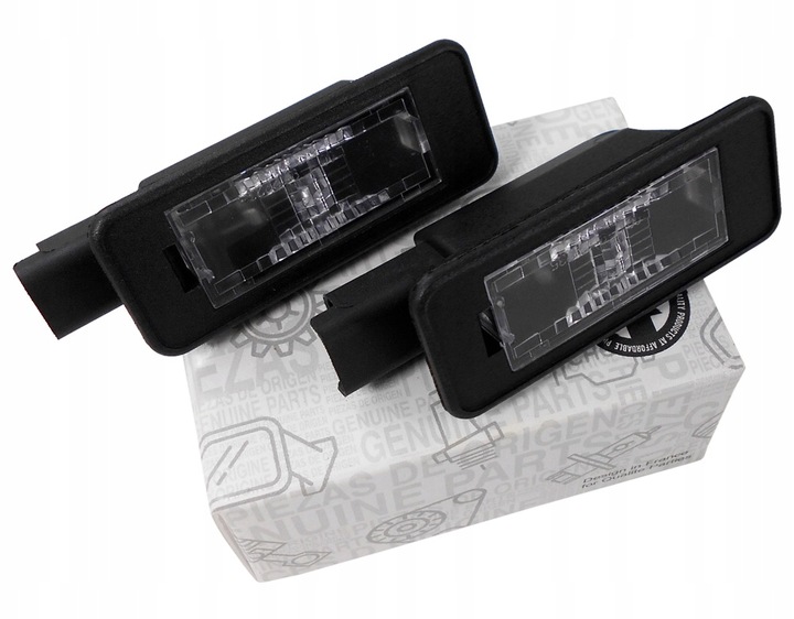 фото №1, 2x лампа освещение номерного знака регистрационный citroen c3 c4 c5 iii