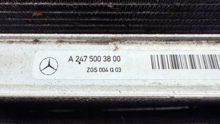 фото №11, Mercedes w177 радиатор основний  климат комплект вентилятор a35 a2475000203
