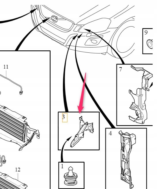 фото №9, Левая руль воздуха volvo xc60 2007- oem номер 31383684