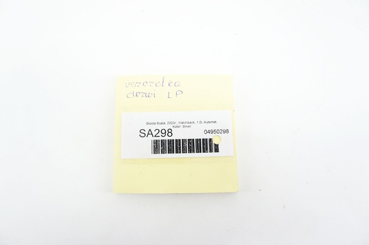 фото №5, Sa298 skoda scala прокладка дверь левый перед 657867365f