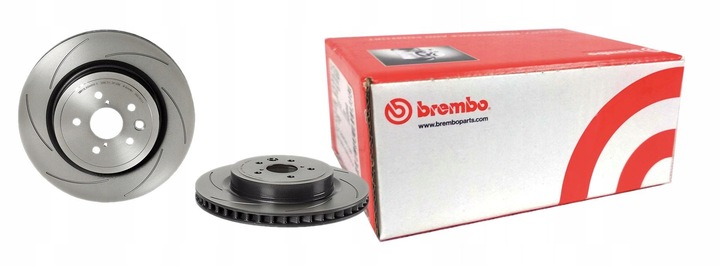 фото №3, 2 x brembo диск тормозная зад левая