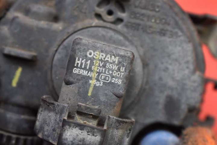 фото №6, Галоген лівий перед переднє 89210094 renault megane 2 ii рестайлінг 06-12